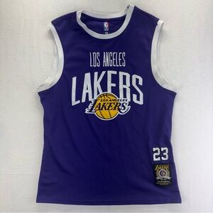 Los Angeles Lakers Lebron James Jersey Twill